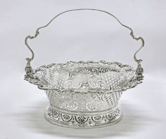 George II silver cake basket