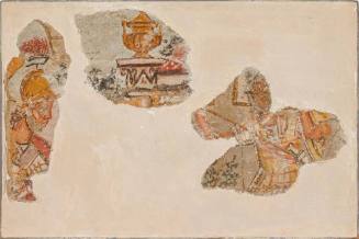 Mounted fresco fragment - panel two