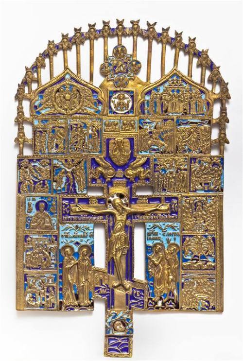 Crucifixion with 12 feasts