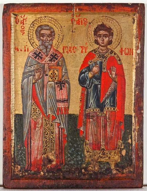 Saints Zosimas/Kosmas (Antypos) and Tryphon