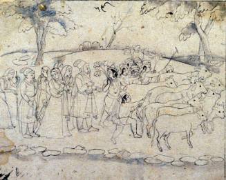 Krishna admires his stepfather's cattle