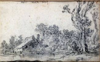 Wooded Landscape with farmhouse