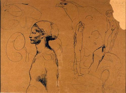 Untitled sheet of sketches