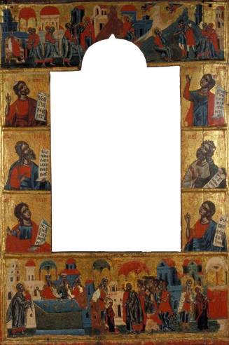 Icon frame, scenes from the Life of the Virgin