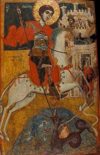 Icon, St. George and the Dragon