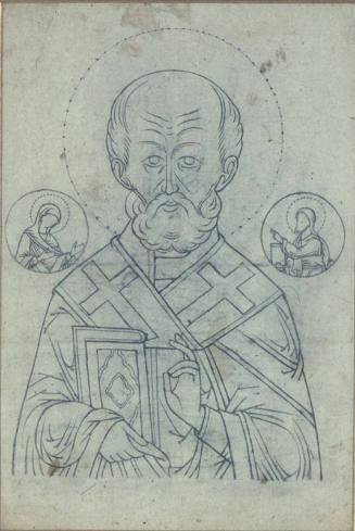Icon cartoon (Podlinik), St. Nicholas