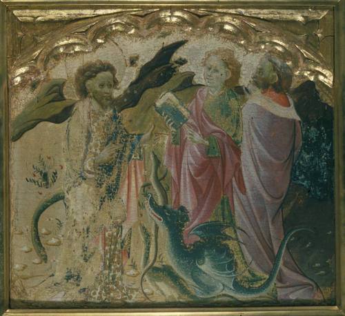 St.Matthew exorcising the Dragons