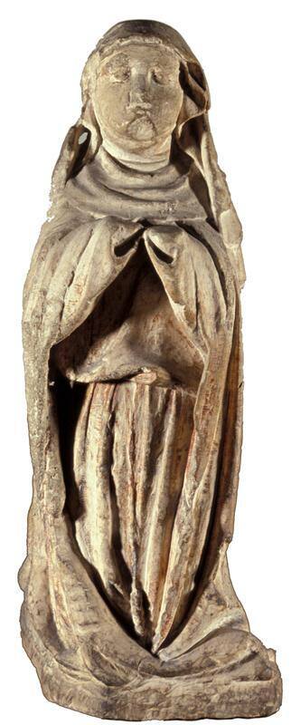 Kneeling female figure