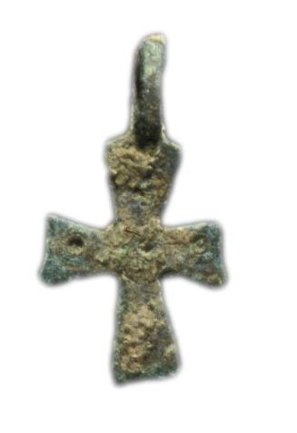 Tiny bronze cross