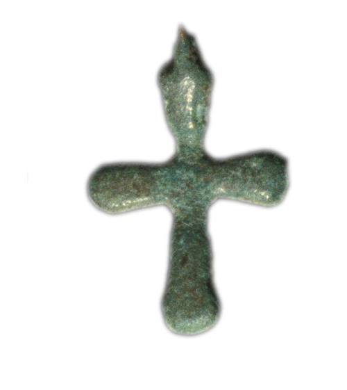 Tiny bronze cross