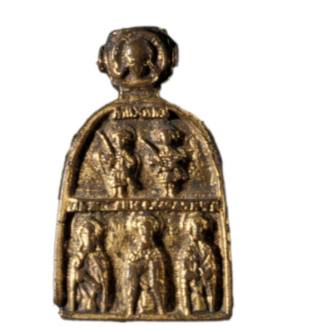 Arched plaque with figures
