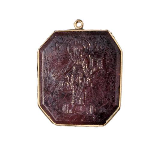 Carved gemstone amulet