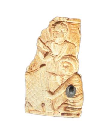 Fragmentary scene of the Entry into Jerusalem