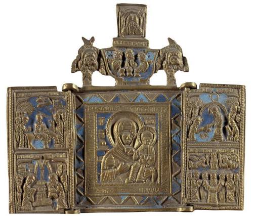 Triptych with Virgin and Child