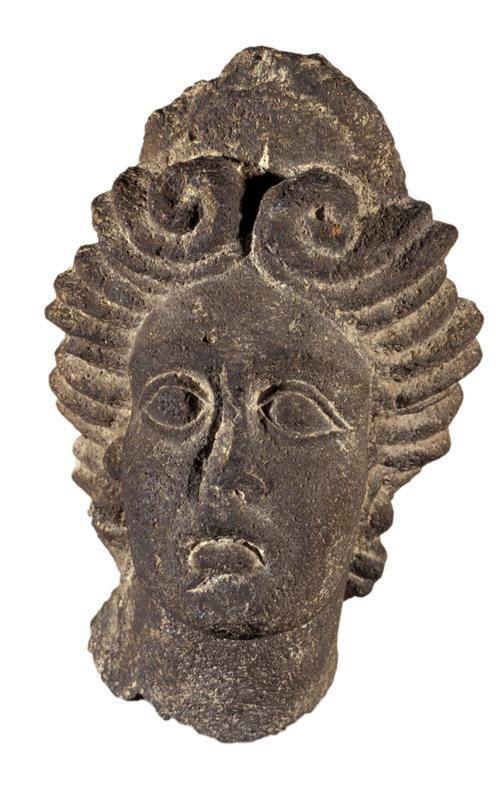 Female head with diadem