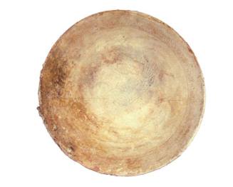 Lead glazed sgraffito bowl