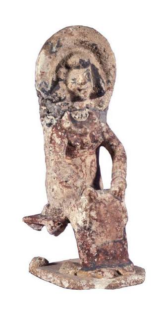 Figurine of a seated goddess