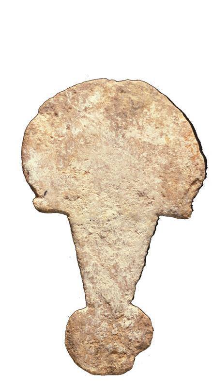 Schematic stone figurine