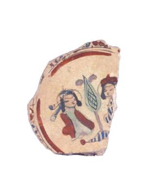 Fragment of a Persian minai bowl