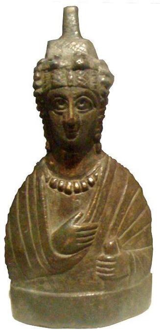 Steelyard weight, bust of an empress