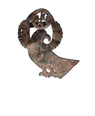 Plaque in the form of a dove