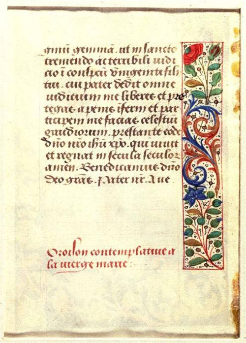 Page from a Book of Hours