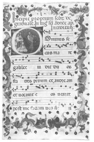Leaf from a Gradual