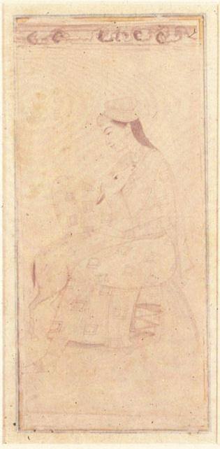 Woman with doe