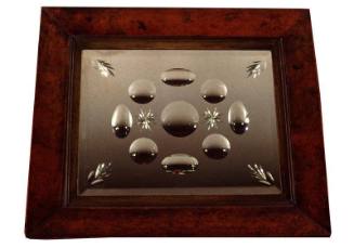 Mirror with frame