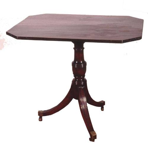 Tilt-top pedestal table