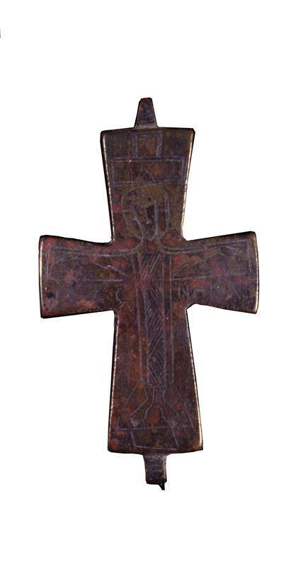 Reliquary cross, half only