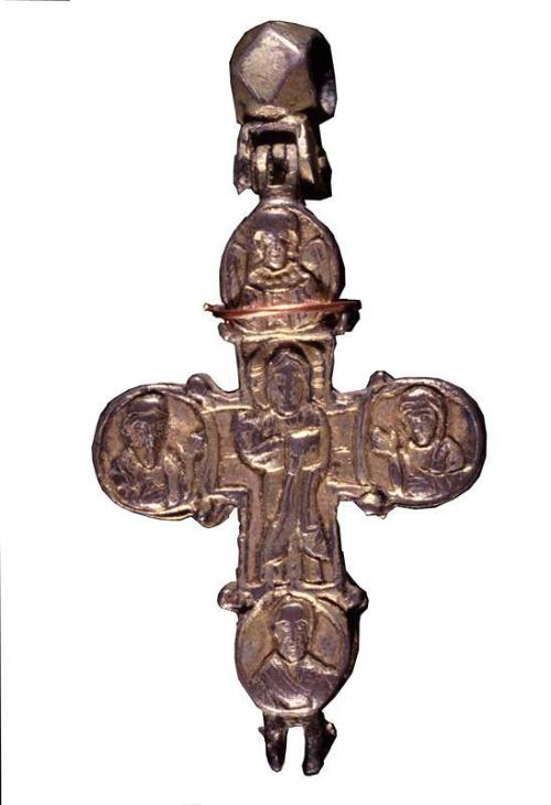 Reliquary cross, relief
