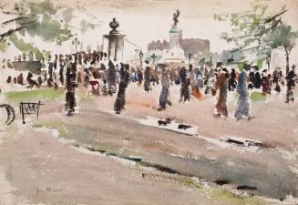 Buckingham Palace, VE Morning, Tuesday 8 May 1945
