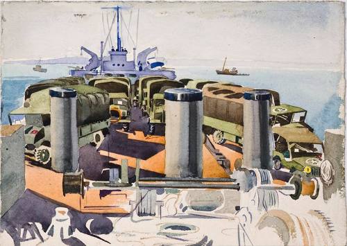 H.M.L.S.T. 160/24 July 44 [aka L.S.T. 160 en route (to) Normandy]