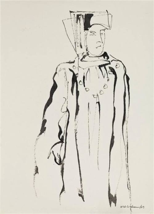 Carl Blazina as Pilate [from the Digby Miracle Play "Mary Magdalene"]