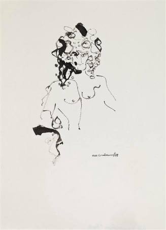Carl Lauppe as Flesh [from the Digby Miracle Play "Mary Magdalene"]