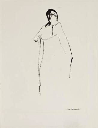 Maureen Fox as the penitent Mary Magdeline [sic]  [from the Digby Miracle Play "Mary Magdalene"]