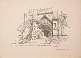 two untitled views [front door UC;  Soldier's Tower]