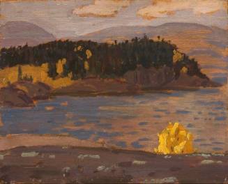 Northern Lake / untitled [double-sided panel]