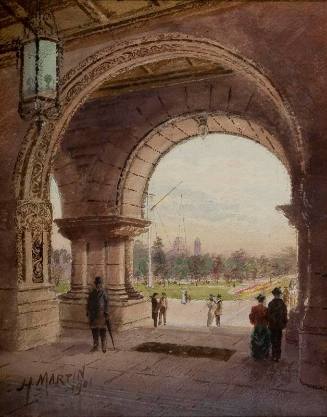 Entrance to Parliament Buildings Toronto
