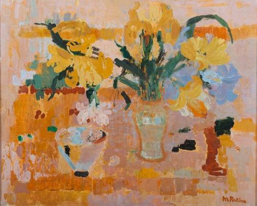 Yellow and Blue Flowers