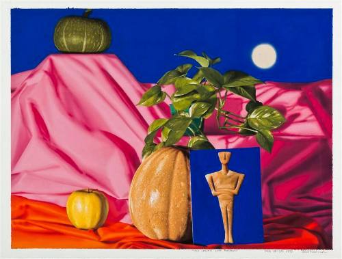 Old Cretan with Pumpkin
