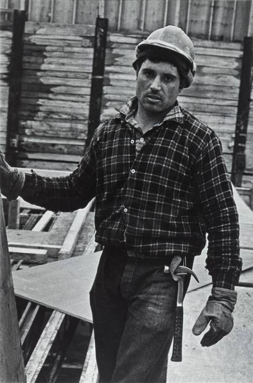 Carpenter in Construction Site