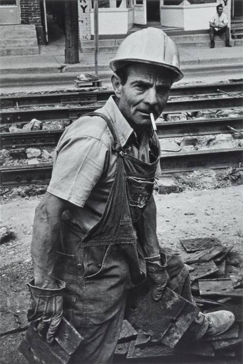 Streetcar Track Worker