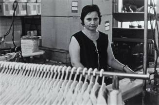 Woman Pressing Clothes, Garment Factory, Spadina Avenue