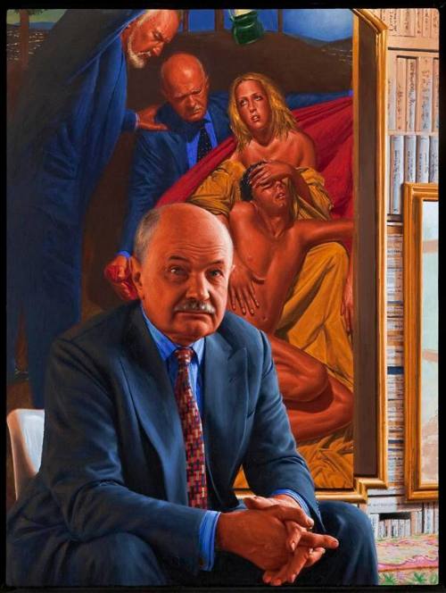Janusz before the Pieta/Deposition