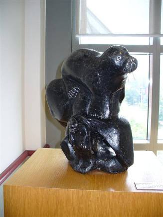 Walrus, Woman and Seal