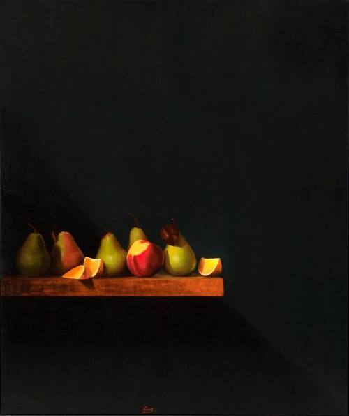 Still Life with Pears, Nectarines, and Orange Slices