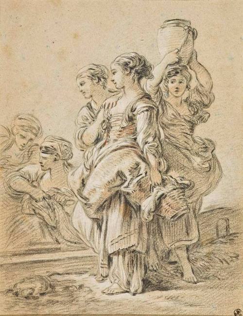 Five Women at a Water Trough