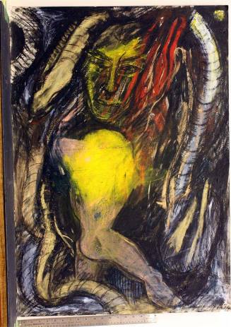 untitled [figure with snakes]